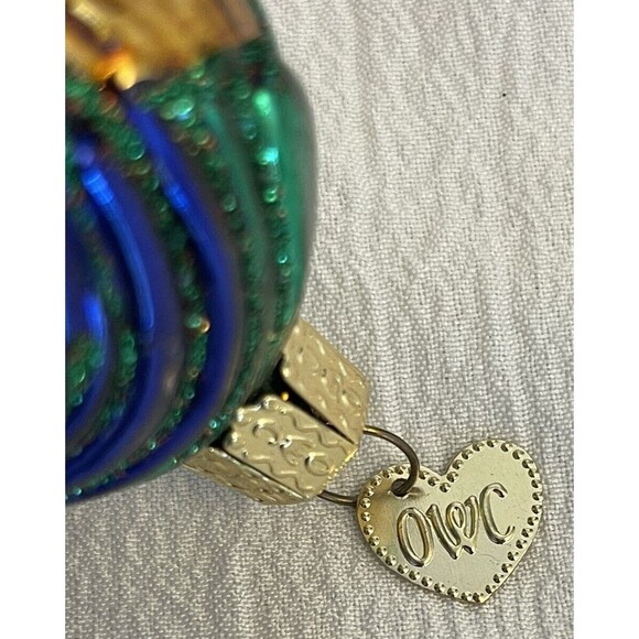 Old World Christmas Tree Ornament Rooster Bird Chicken Glass Multicolor - Picture 4 of 5